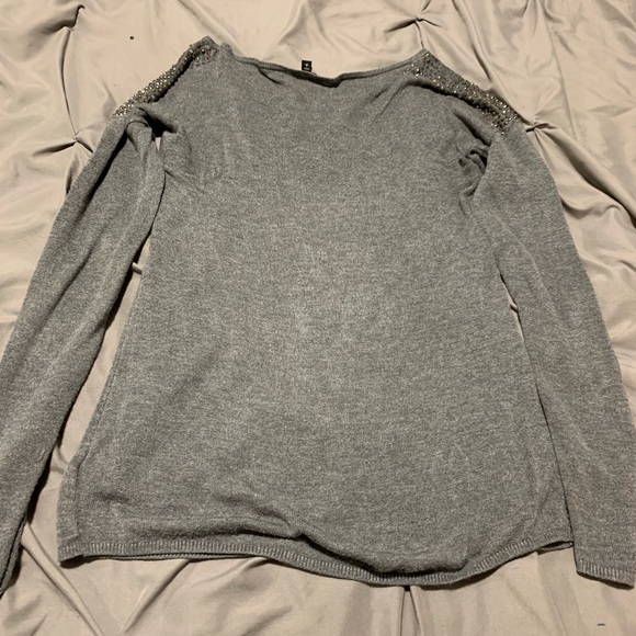 Express sweater with rhinestone shoulders - Picture 2 of 5